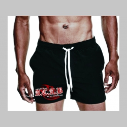 A.C.A.B. - plavky s mot&iacute;vom - plavkov&eacute; p&aacute;nske kraťasy s pohodlnou gumou v p&aacute;se a &scaron;n&uacute;rkou na dotiahnutie vhodn&eacute; aj ako klasick&eacute; kraťasy na voľn&yacute; čas